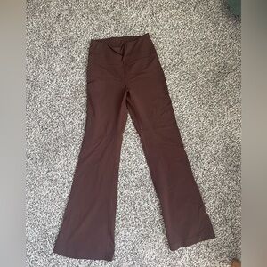 Brown Flared Leggings